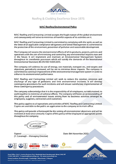MAC Modern Slavery Policy