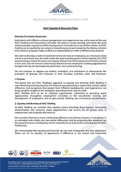 MAC Modern Slavery Policy